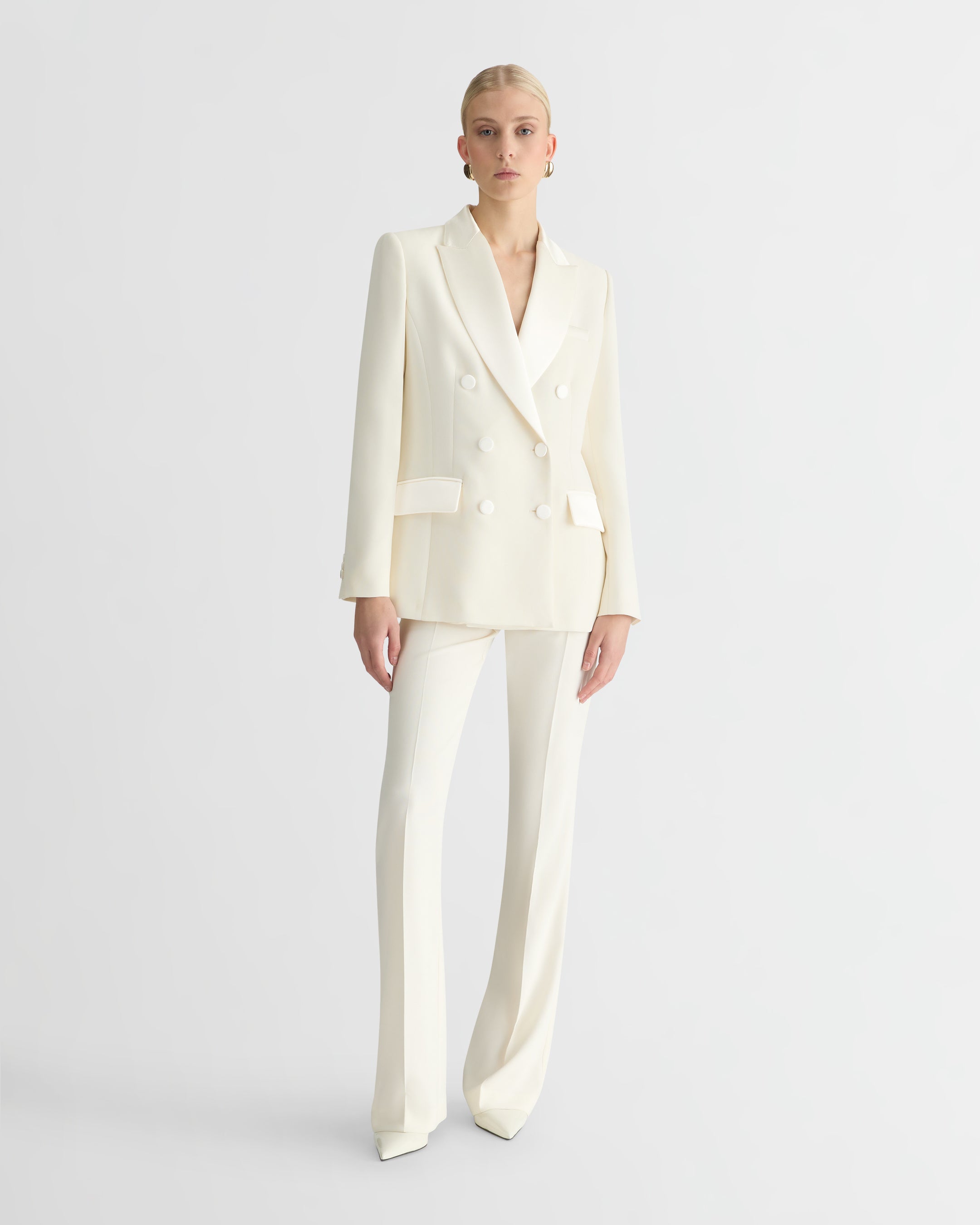 The Cady Georgia Blazer - Cream