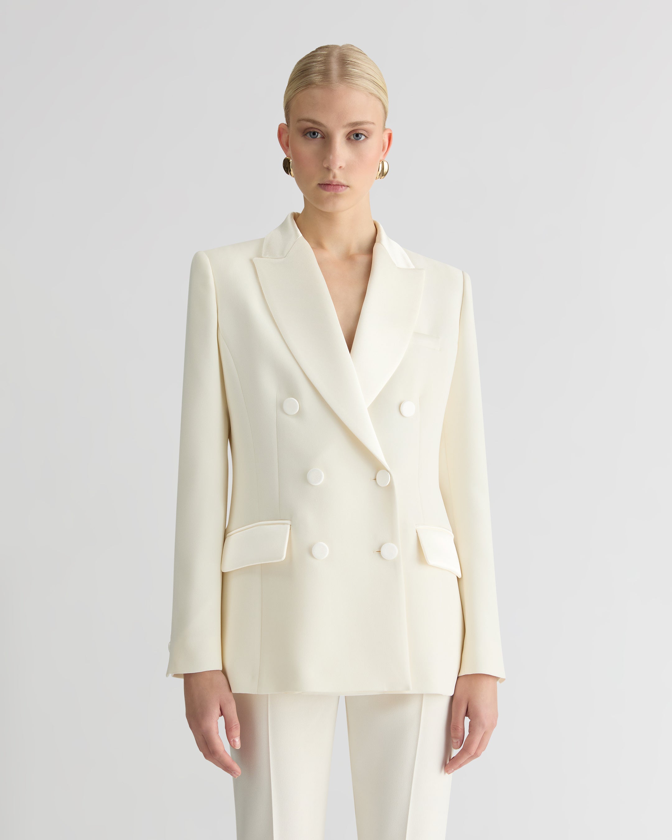 The Cady Georgia Blazer - Cream