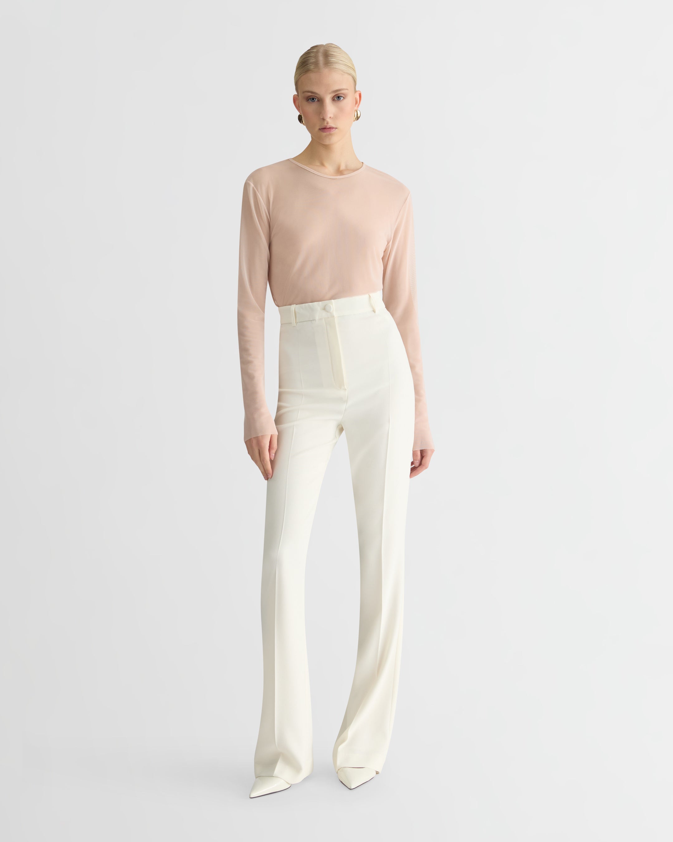 The Cady Georgia Pants - Cream