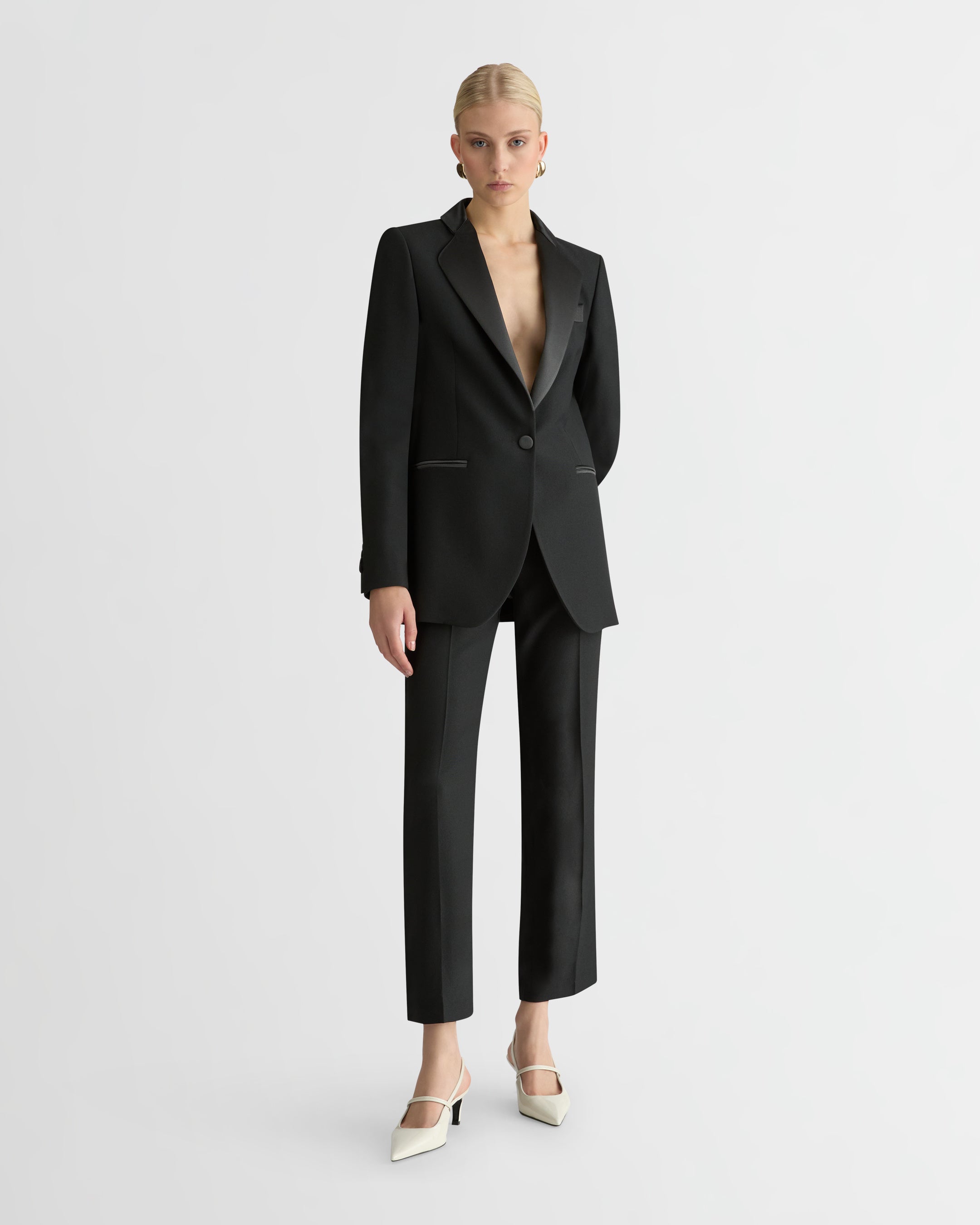 The Cady Smoking Blazer - Black