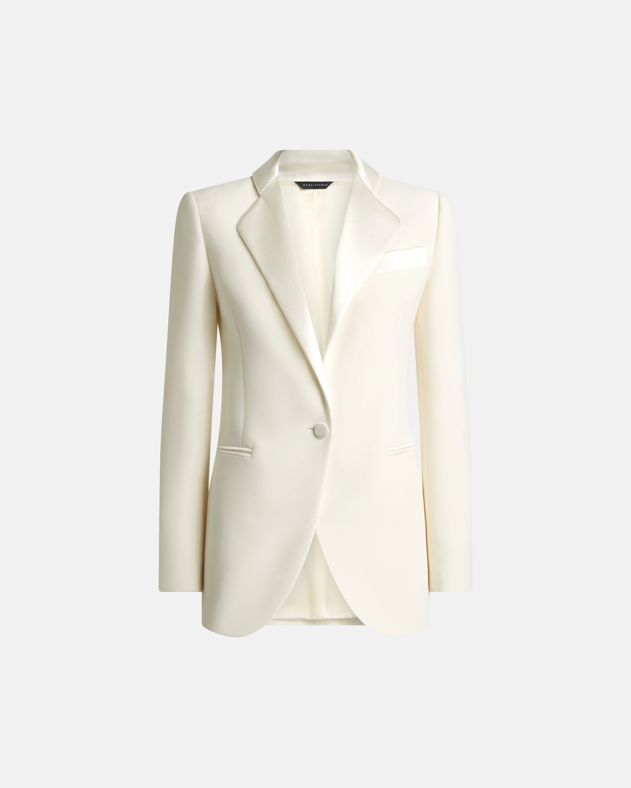 The Cady Smoking Blazer - Cream