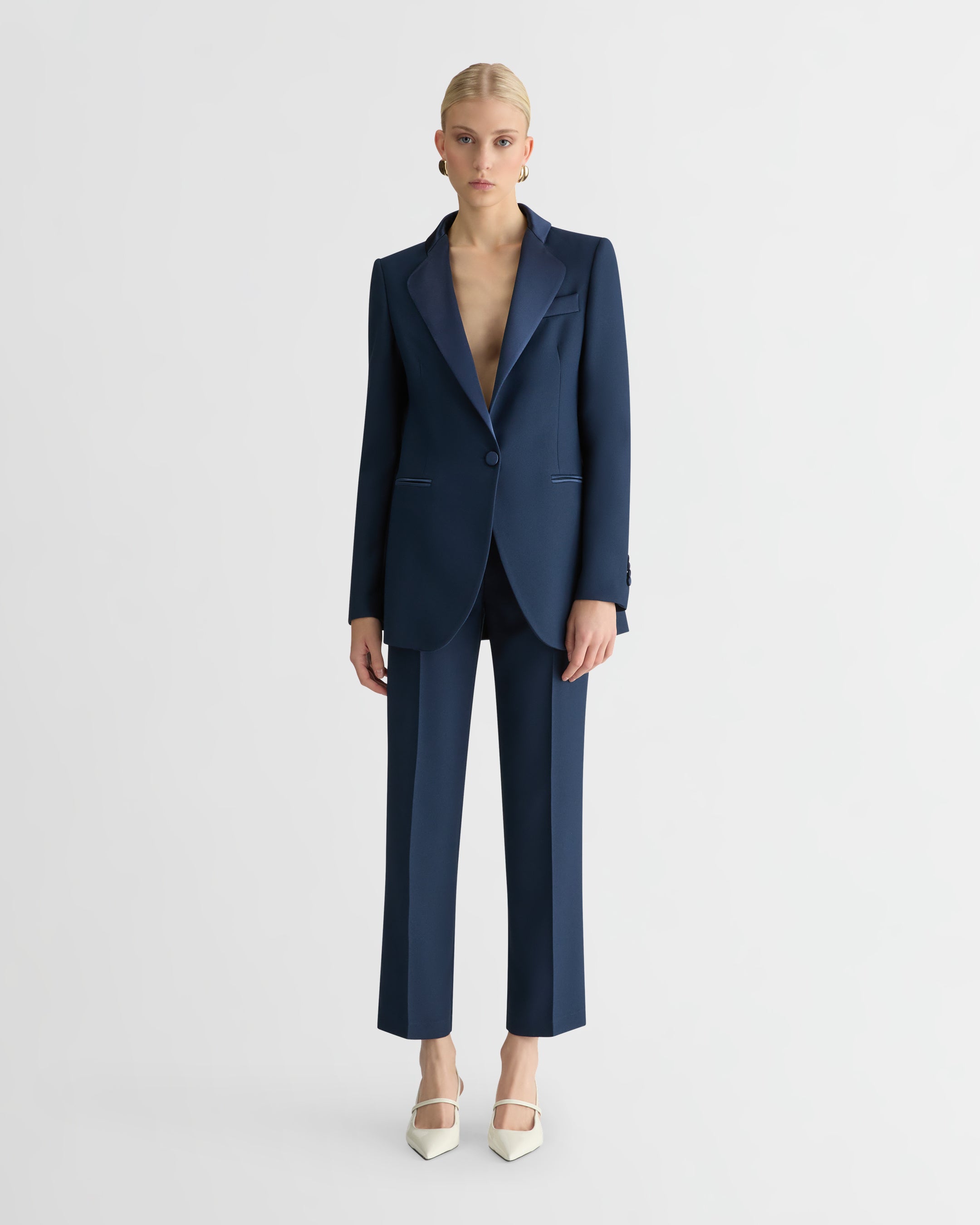 The Cady Smoking Blazer - Navy