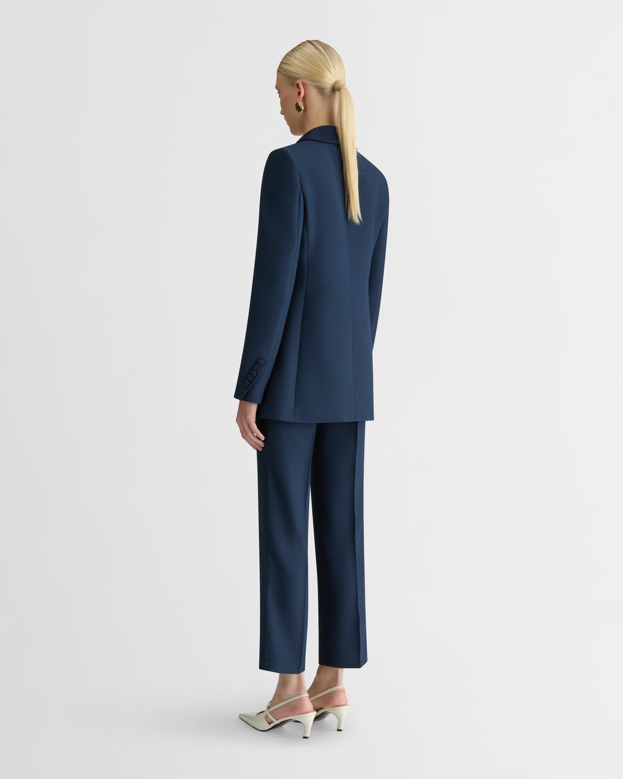 The Cady Smoking Blazer - Navy