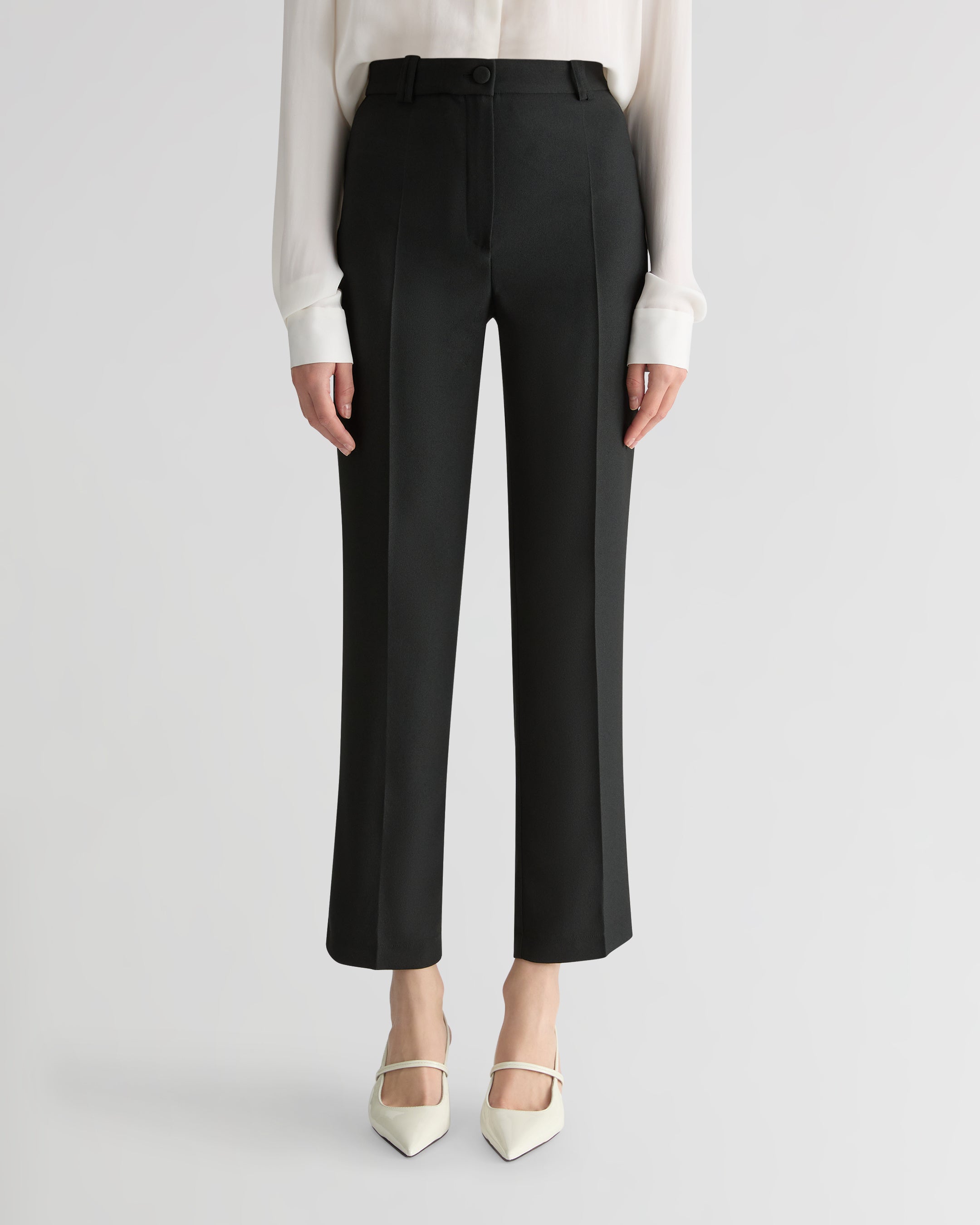 The Cady Smoking Pants - Black
