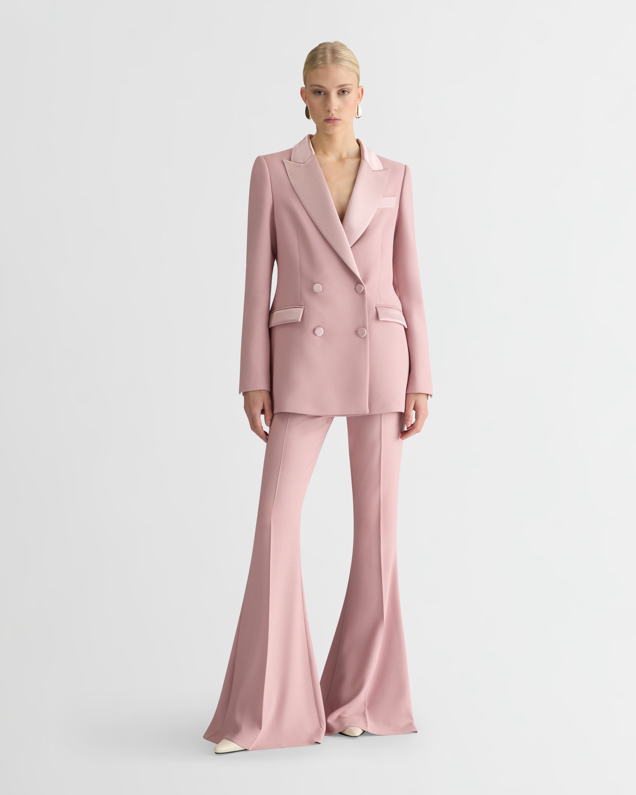 The Cady Bianca Blazer - Powder pink