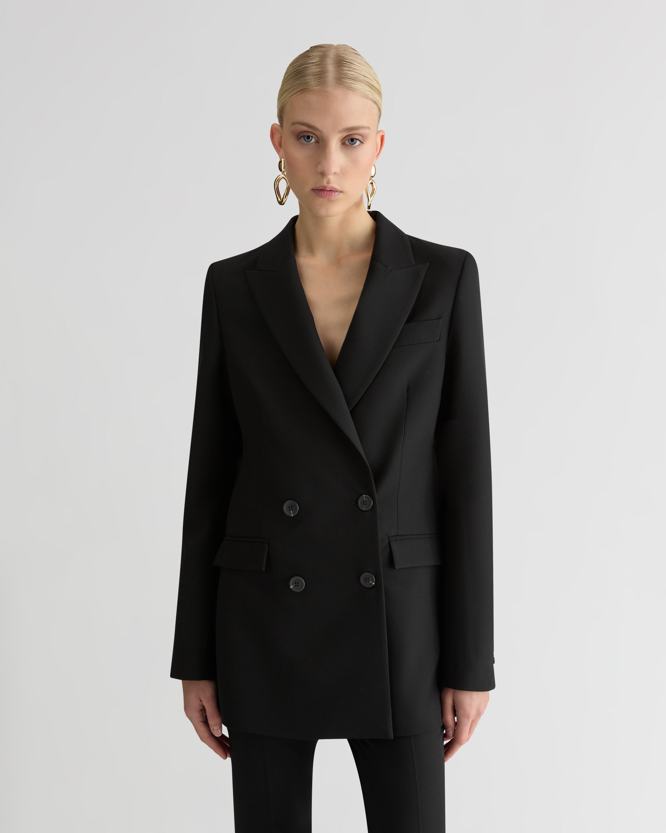 The Canvas Bianca Blazer - Black