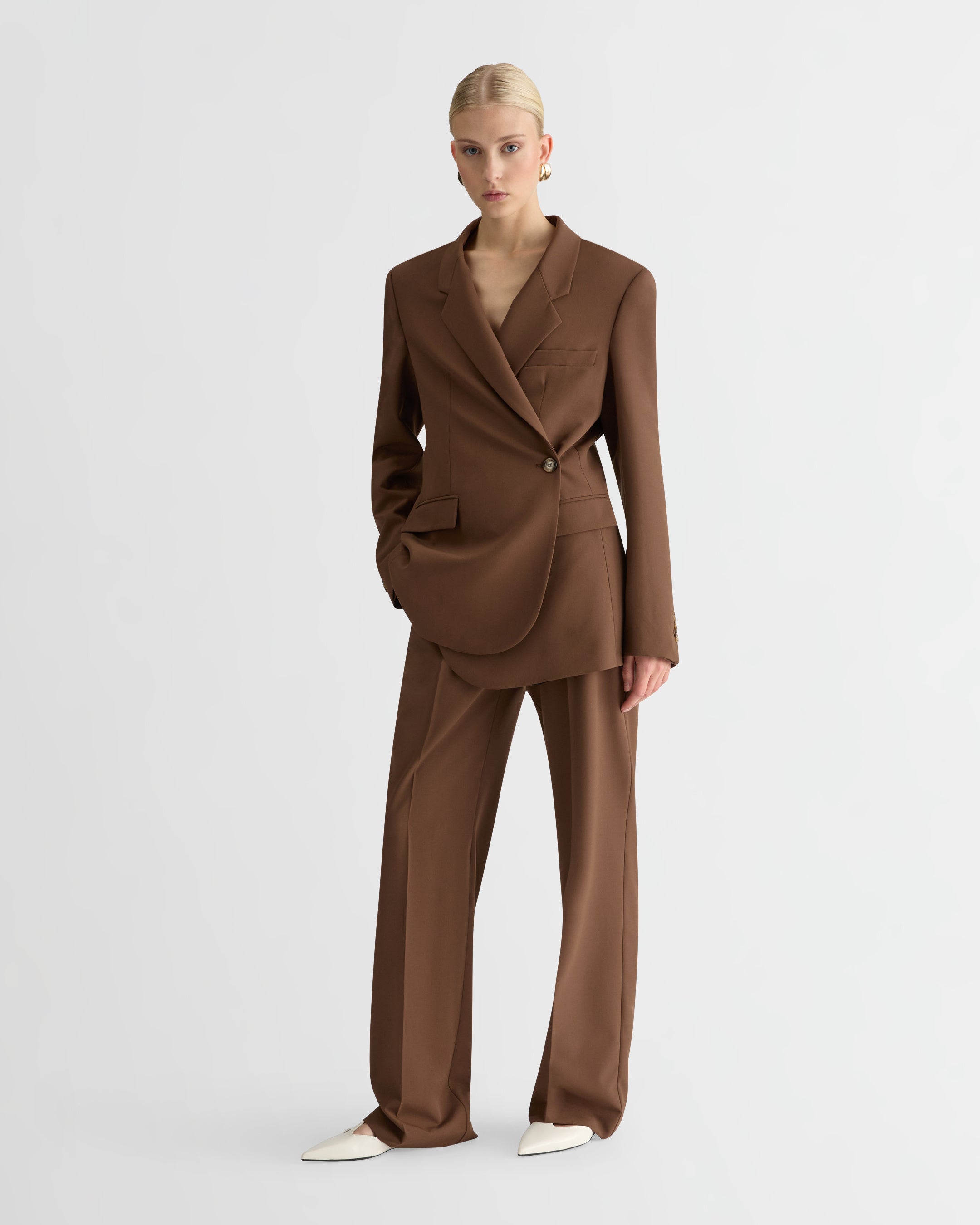 The Canvas Blake Blazer - Brown