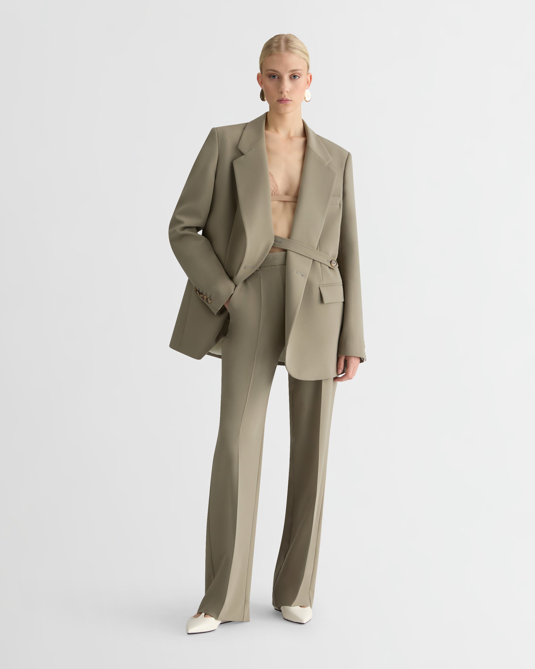 The Canvas Blake Blazer - Salvia