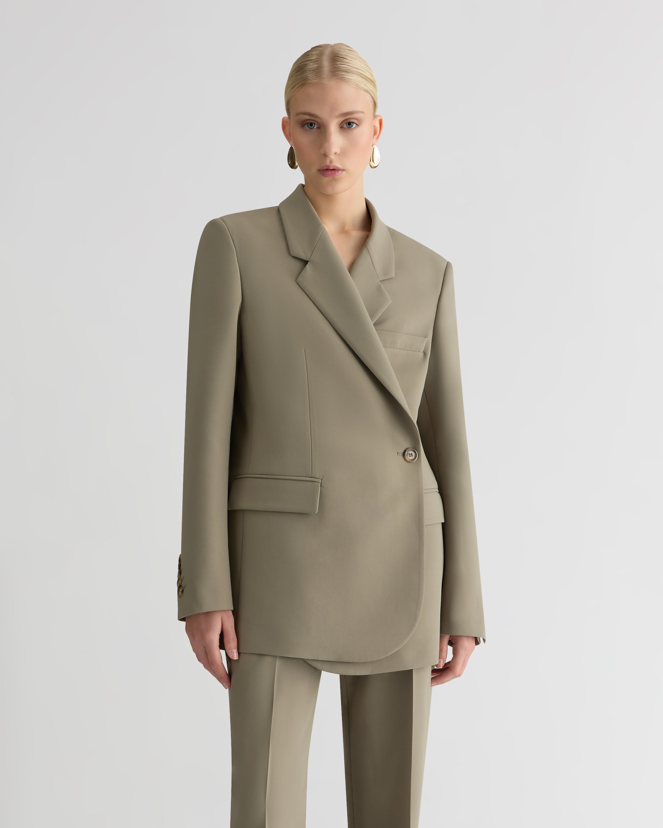 The Canvas Blake Blazer - Salvia
