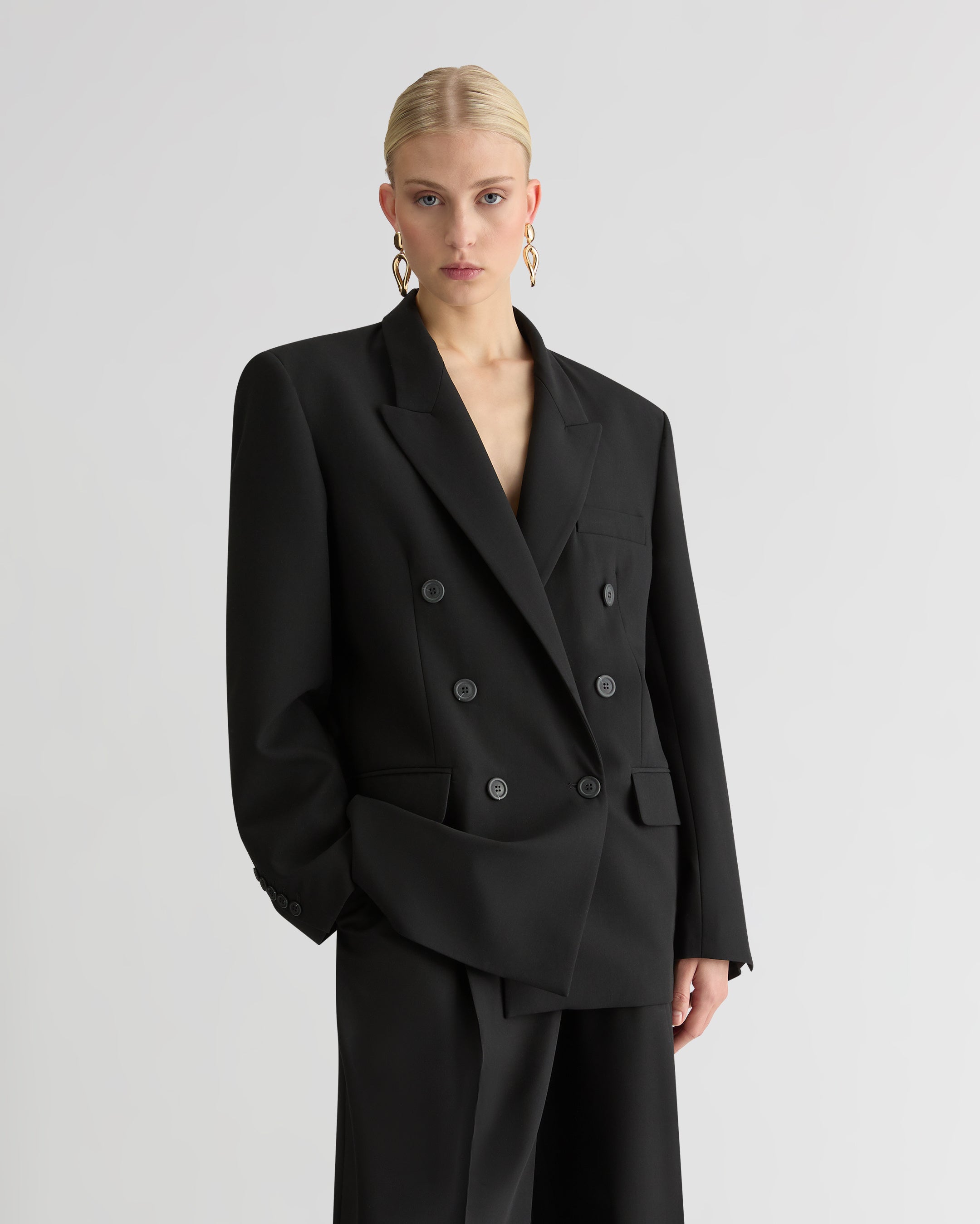 The Canvas Gabrielle Blazer - Black