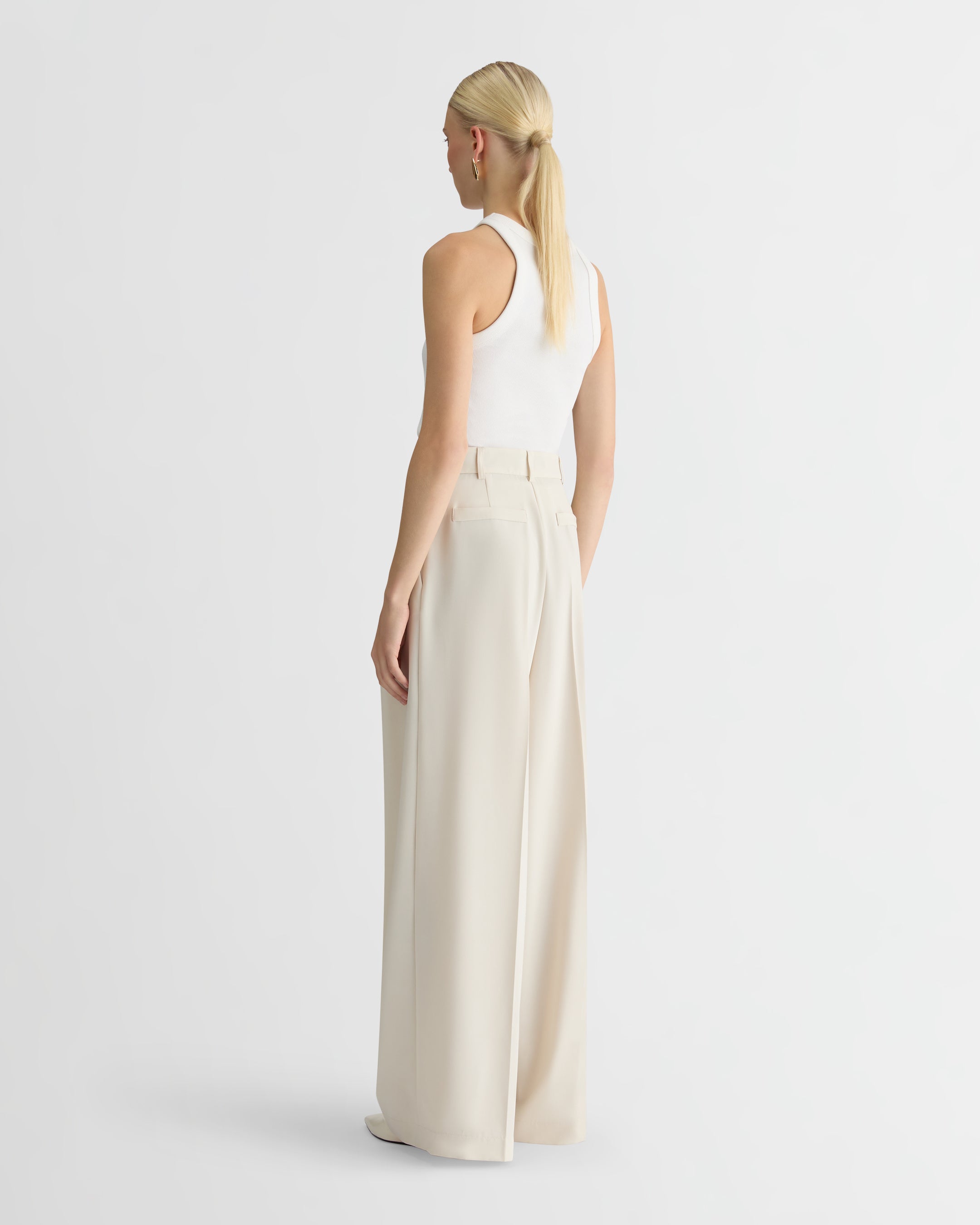 The Canvas Gabrielle Pants - Cream