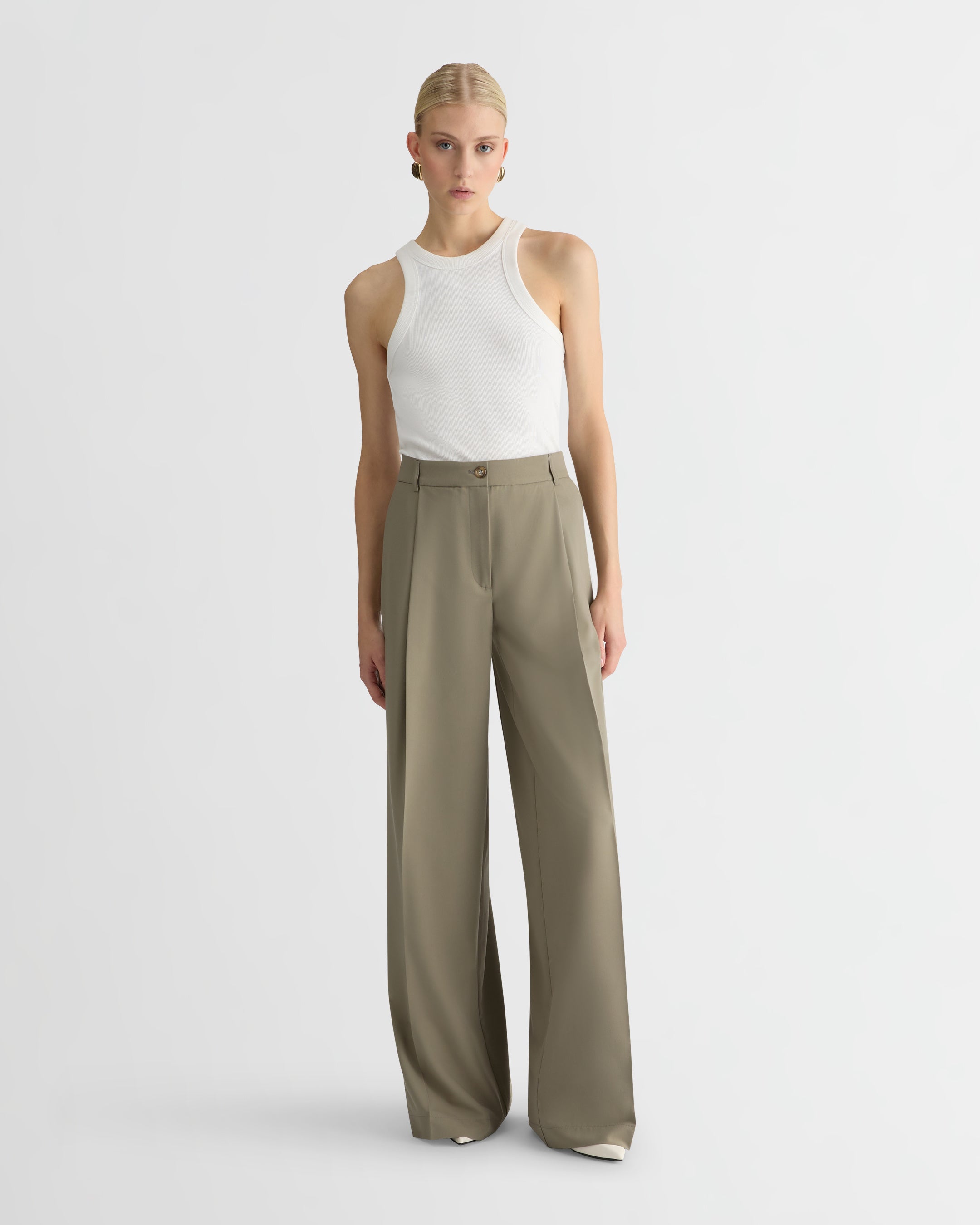 The Canvas Gabrielle Pants - Salvia