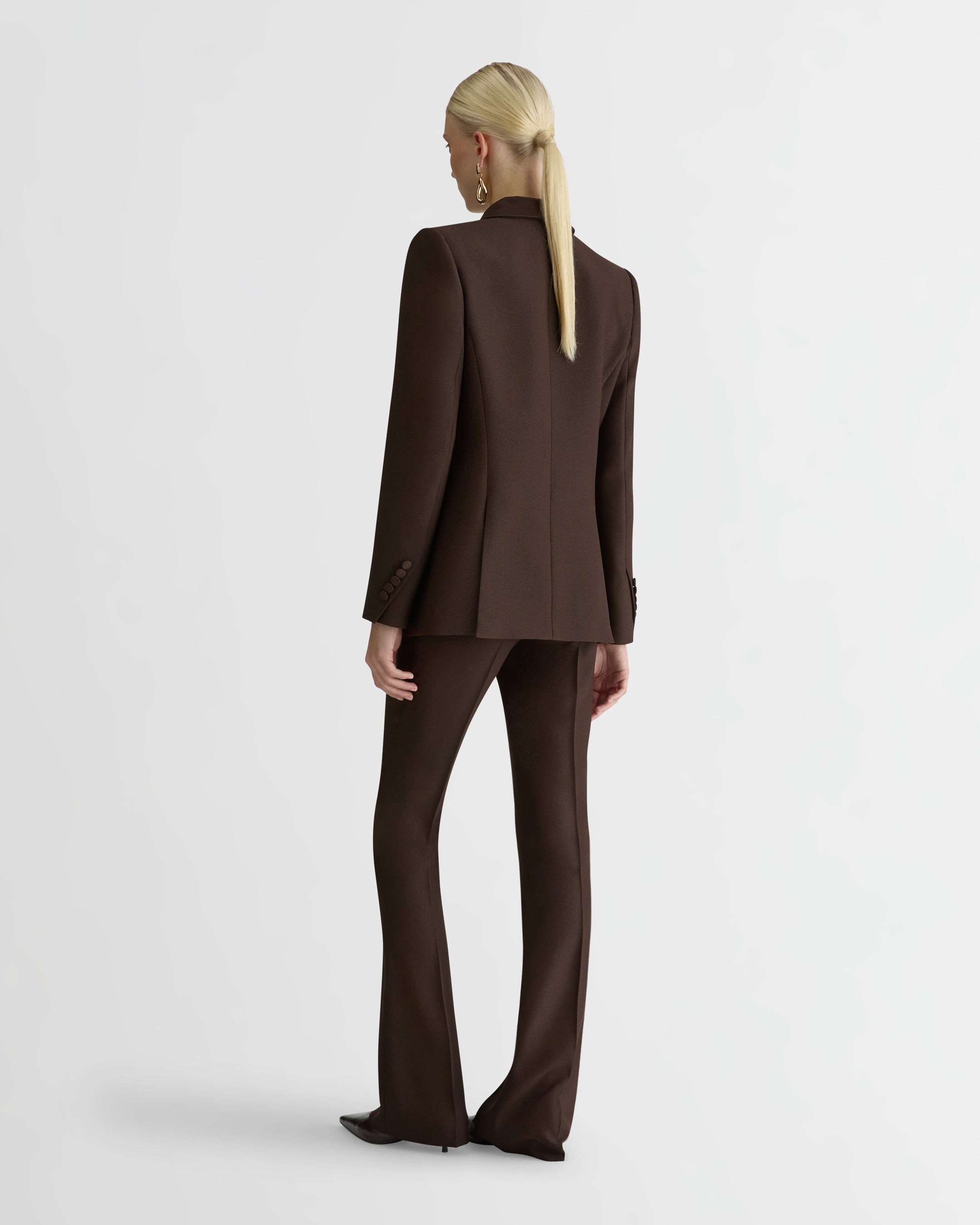 The Cady Georgia Blazer - Brown