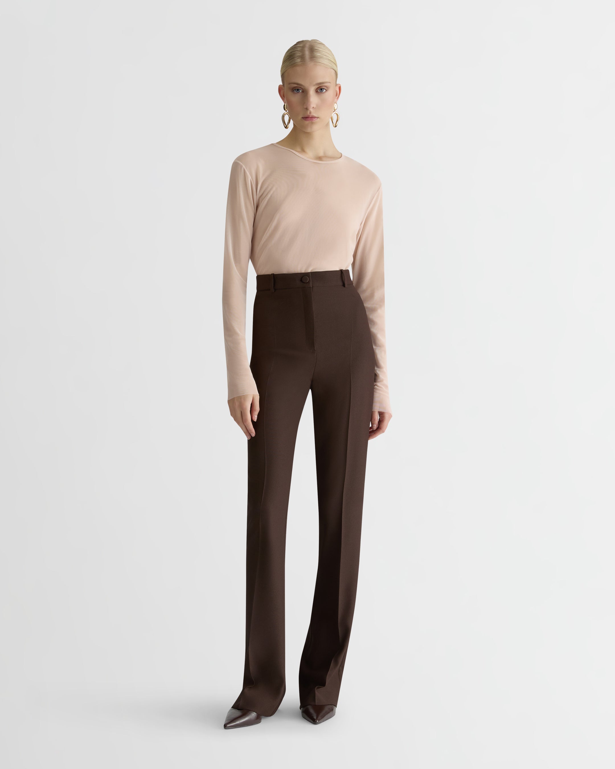 The Cady Georgia Pants - Brown