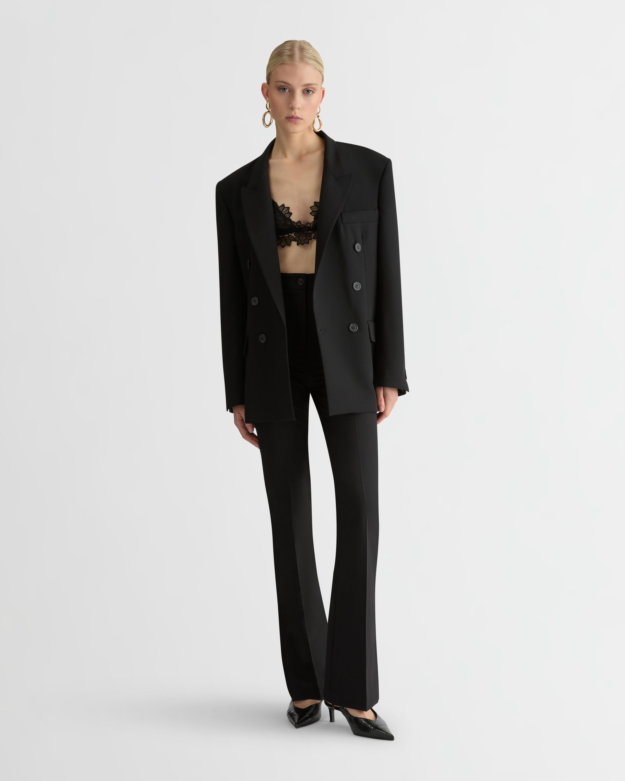 The Canvas Georgia Pants - Black