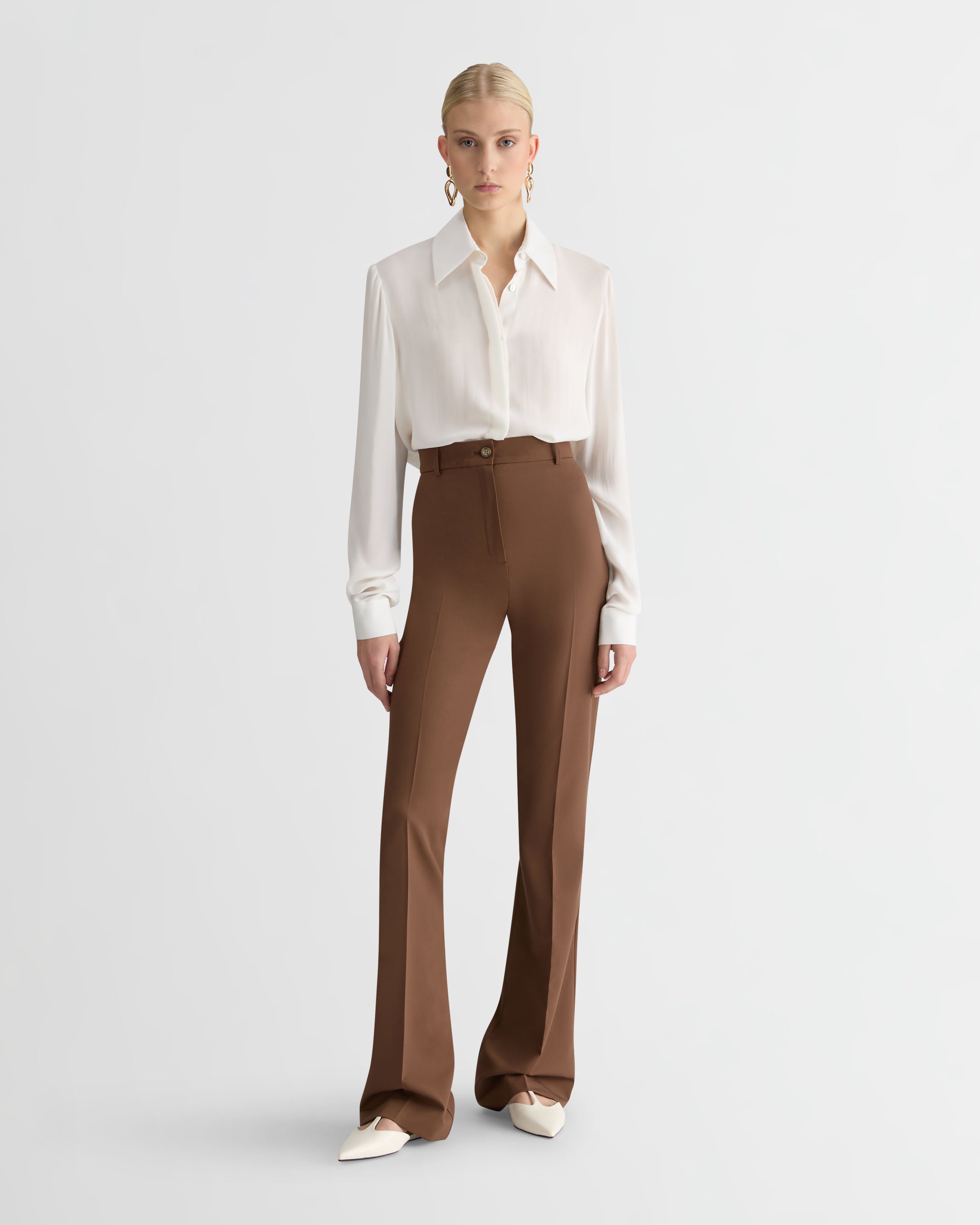 The Canvas Georgia Pants - Brown