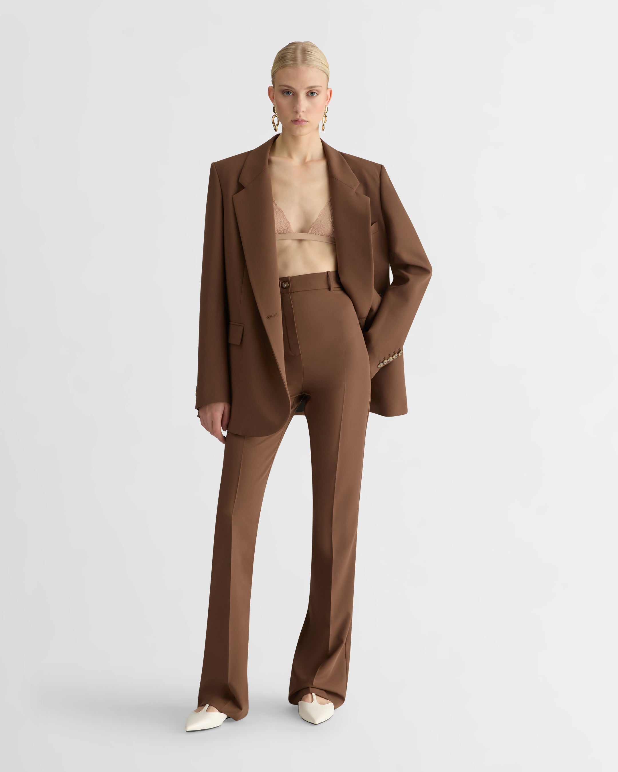 The Canvas Georgia Pants - Brown