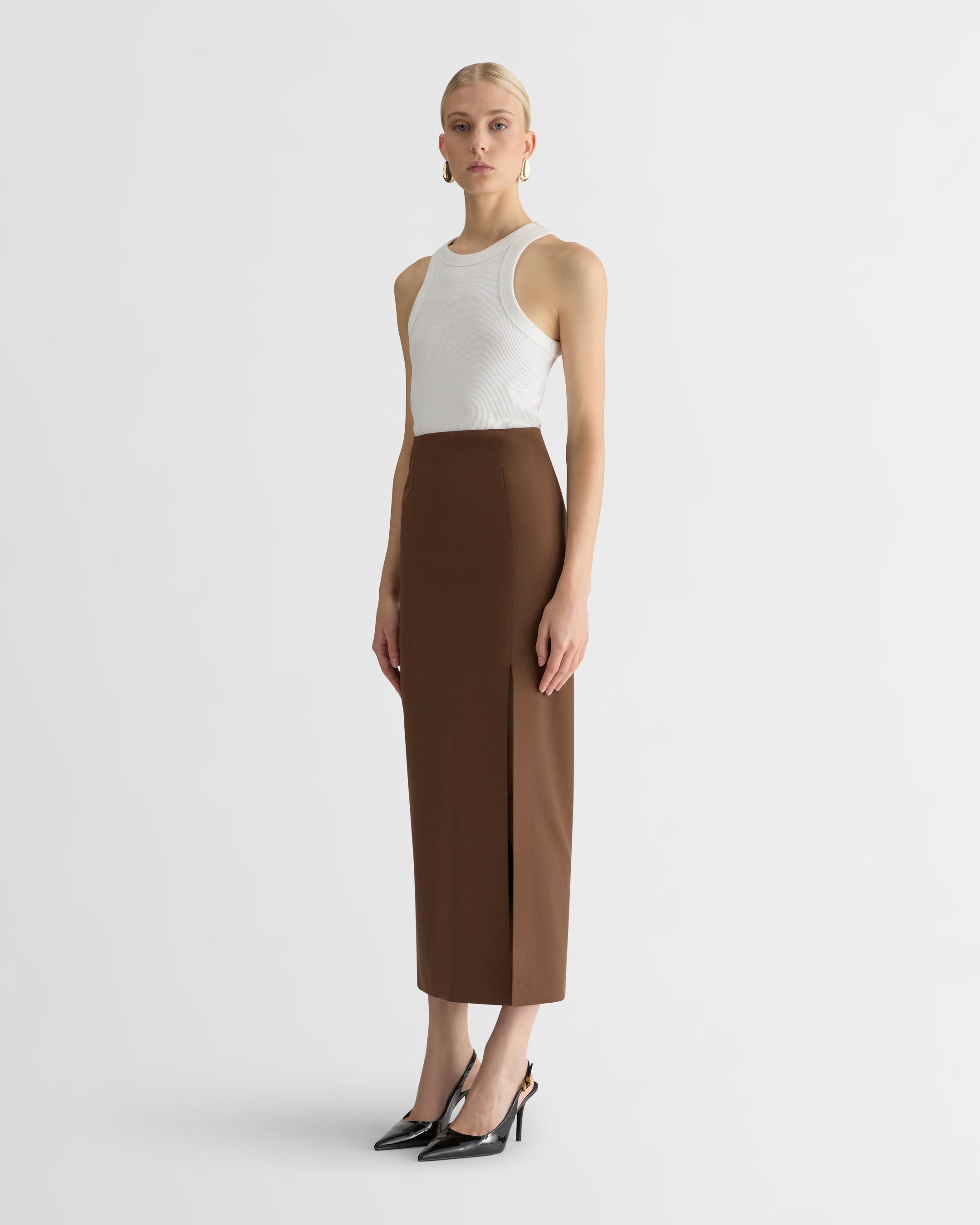 The Canvas Bella Skirt - Brown
