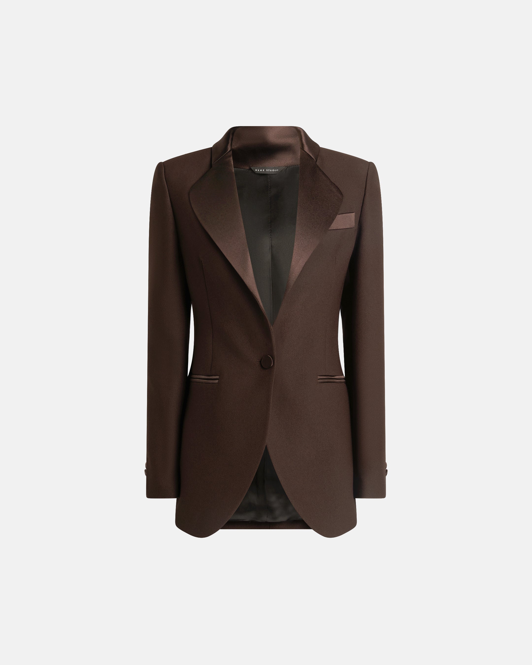 The Cady Smoking Blazer - Brown