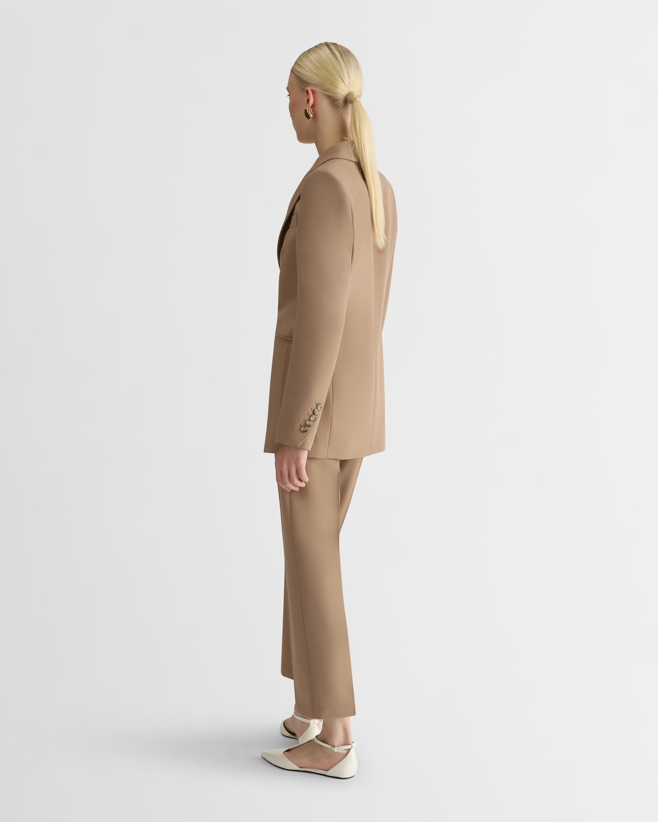 The Canvas Smoking Blazer - Sand