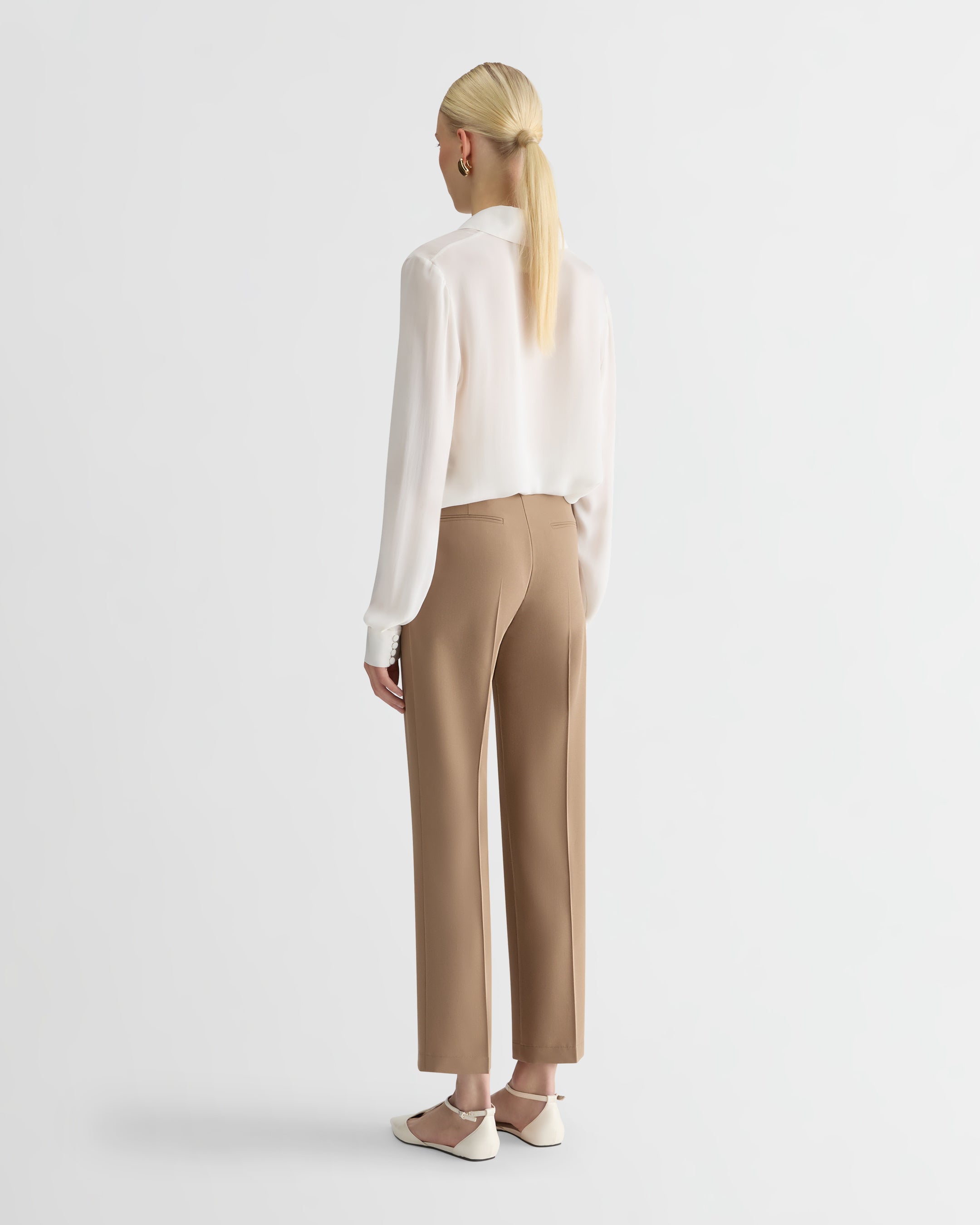 The Canvas Smoking Pants - Sand