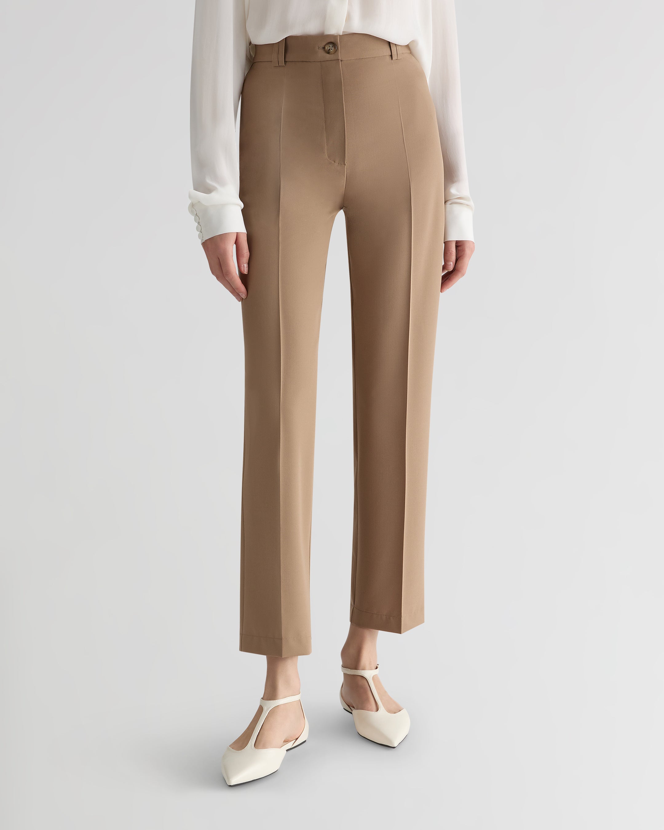 The Canvas Smoking Pants - Sand