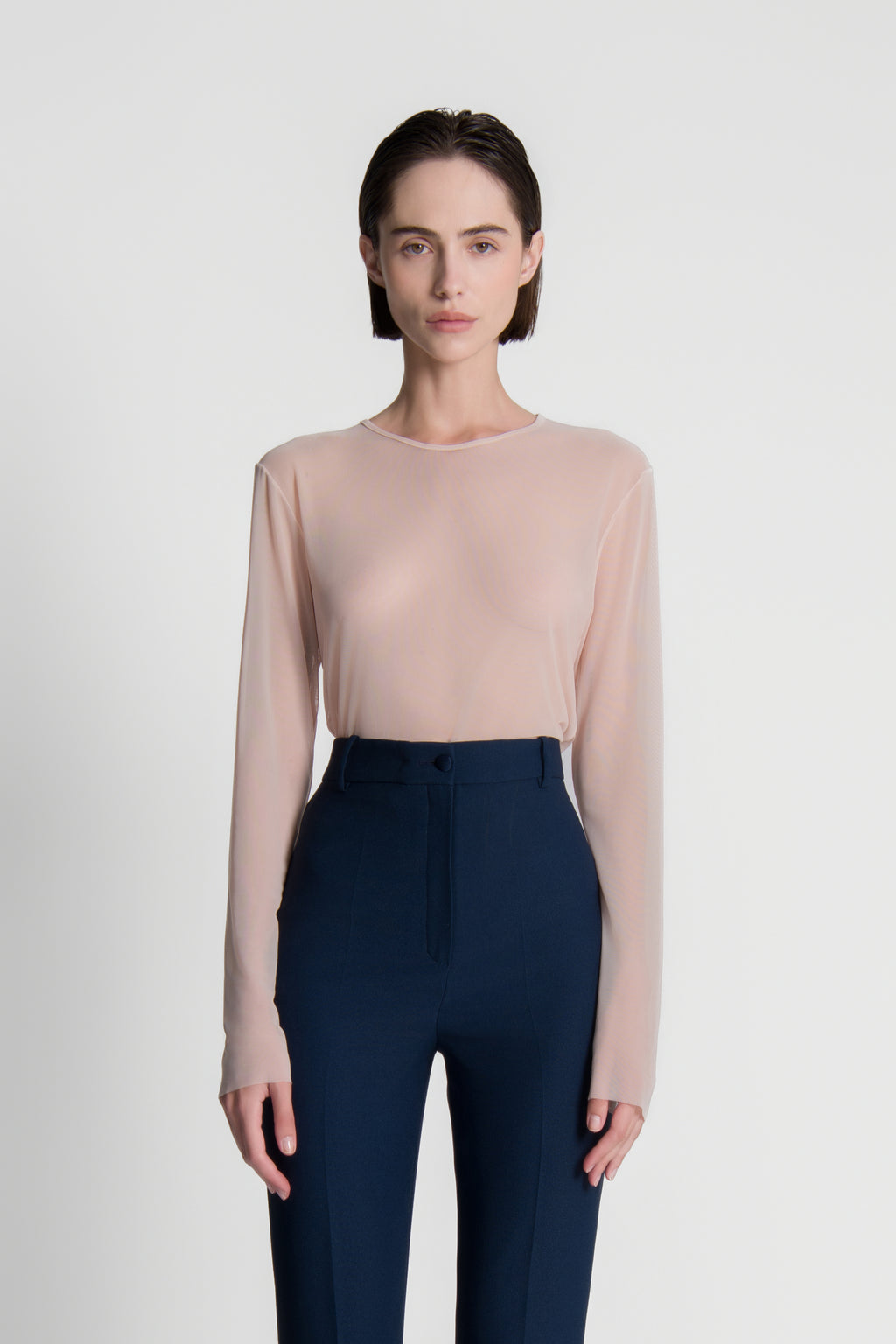 The Powder Pink Tulle Joni Top