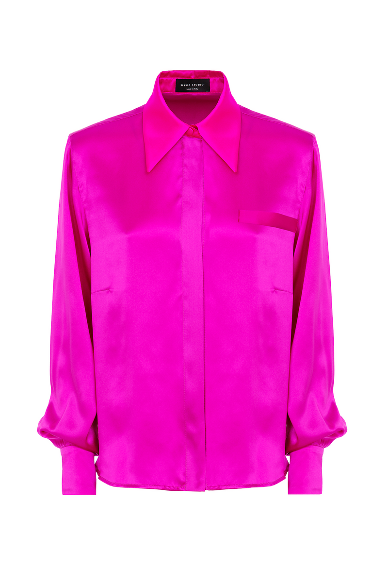 The Purple Silk Blouse