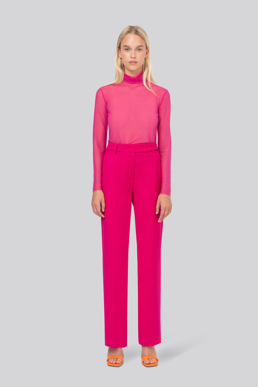 The Fuchsia Soft Crepe Lover Pants