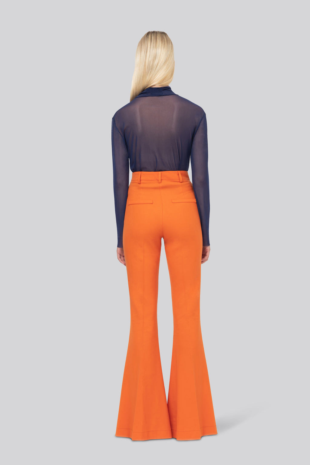 The Orange Wool Bianca Pants