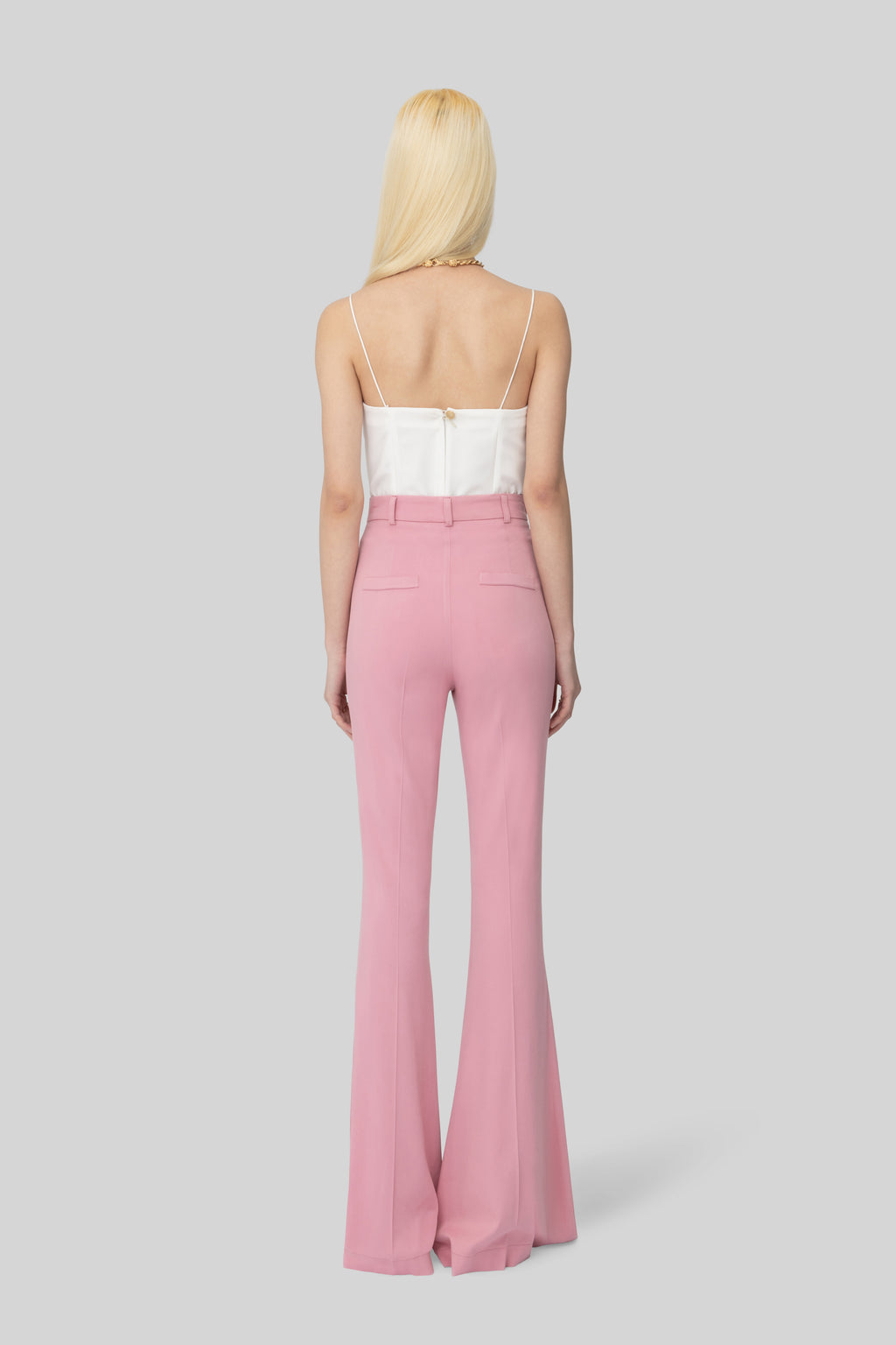 The Dark Pink Canvas Bianca Pants