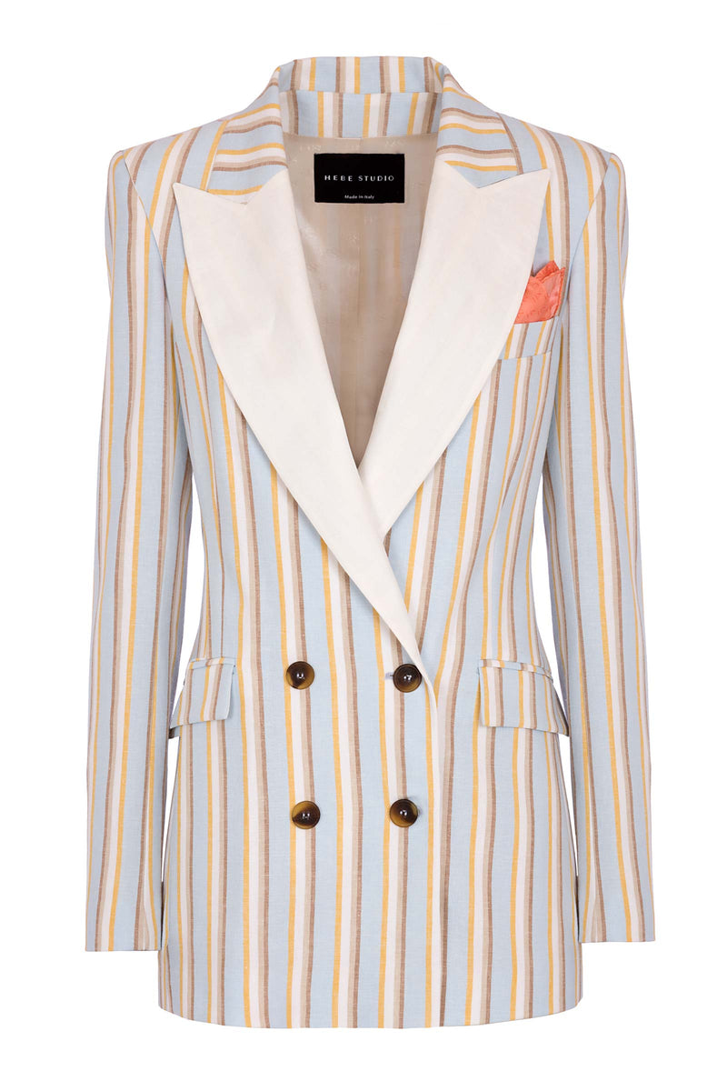The Ciel & Yellow Pinta Bianca Blazer